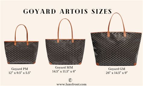 saint louis pm goyard price|goyard artois pm vs mm.